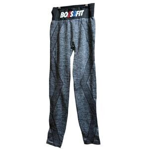 New Mix Dark Gray Bossfit Workout Pants - Size Small